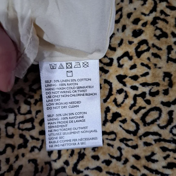 🌈URBAN OUTFITTERS LINEN BLEND MINI DRESS - Picture 6 of 9